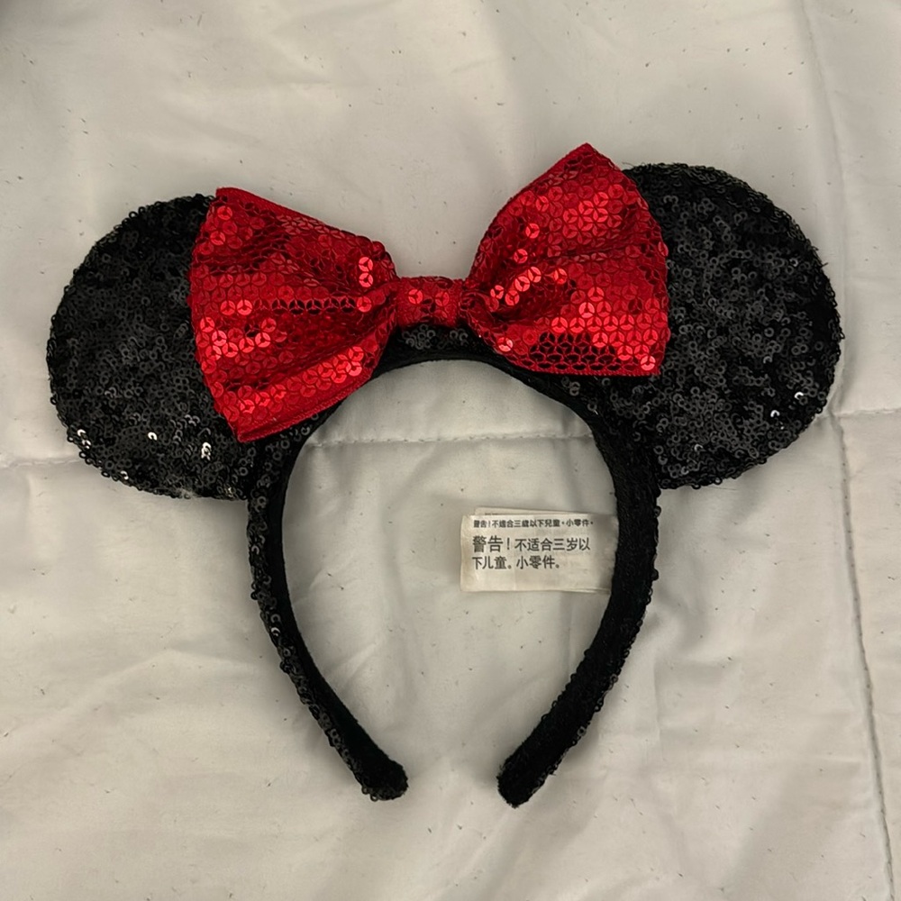 Disney Classic Red bow Ears